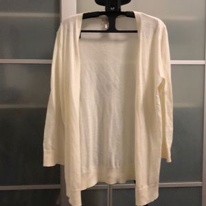 Loft cream colored cardigan